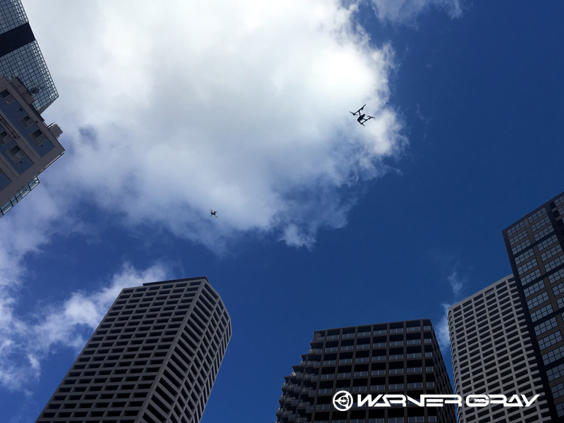 西新宿高層ビル空撮