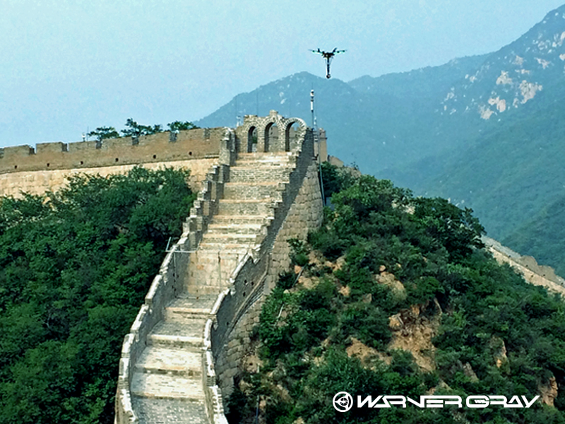 万里の長城ドローン空撮