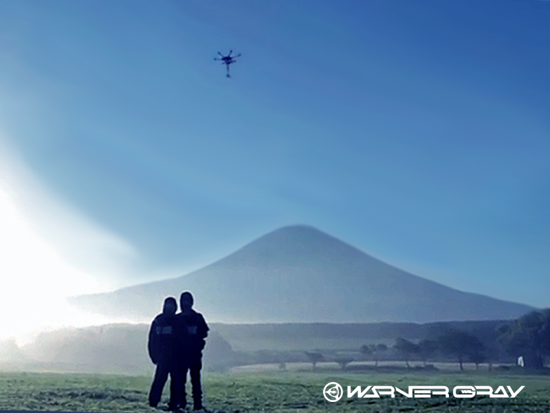 富士山パノ空撮
