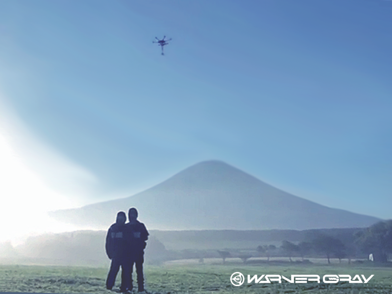 富士山パノ空撮