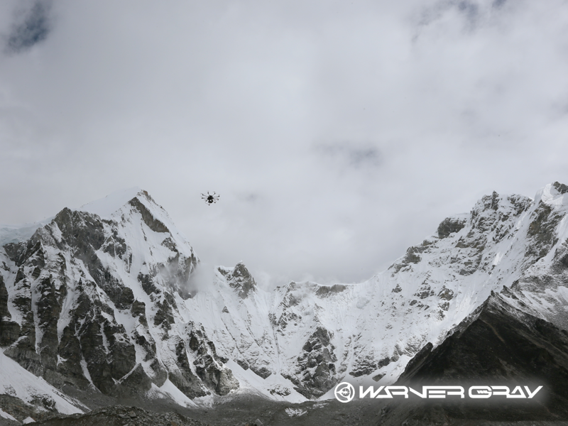 ドローン空撮 エベレスト
