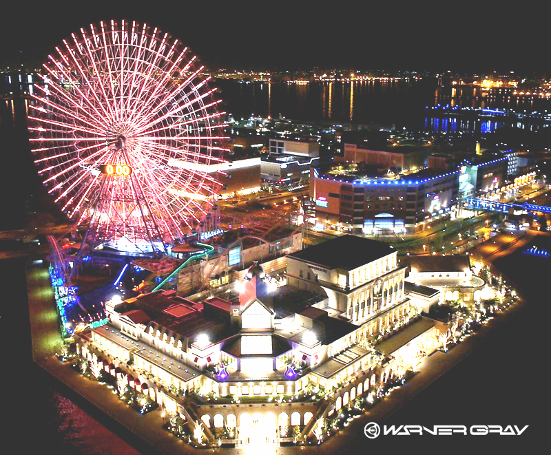 夜間空撮